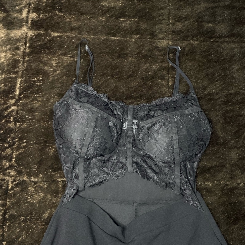 J for Justify Black Lace Jumpsuit
